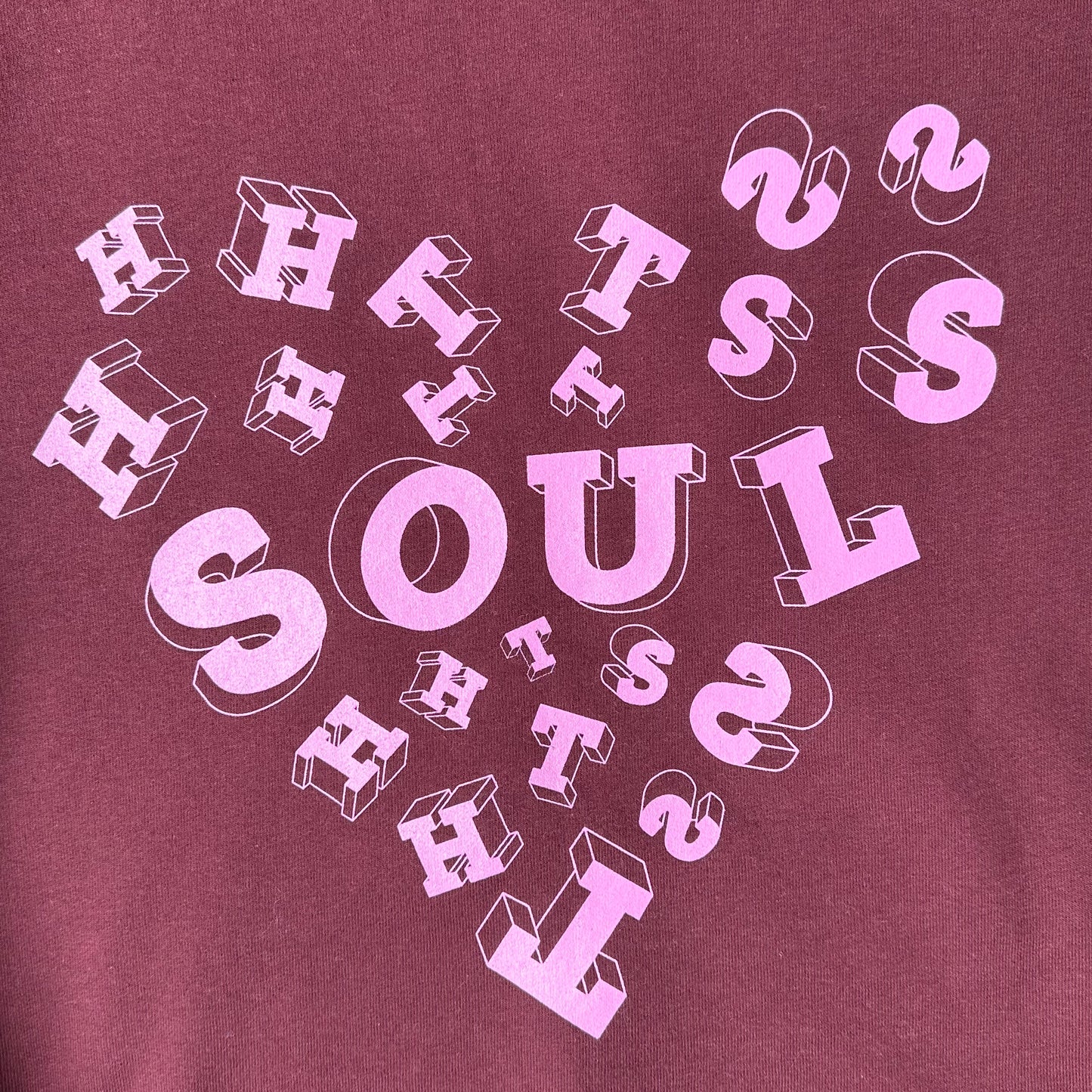 LOVE THY SOUL HOODIE- MAROON