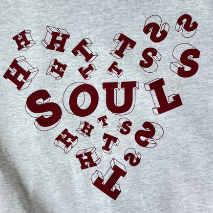 LOVE THY SOUL HOODIE- SILVER GREY